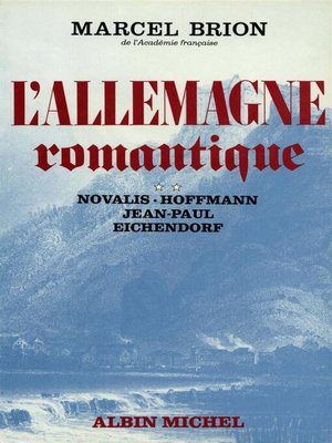 cover image of L'Allemagne romantique--tome 3